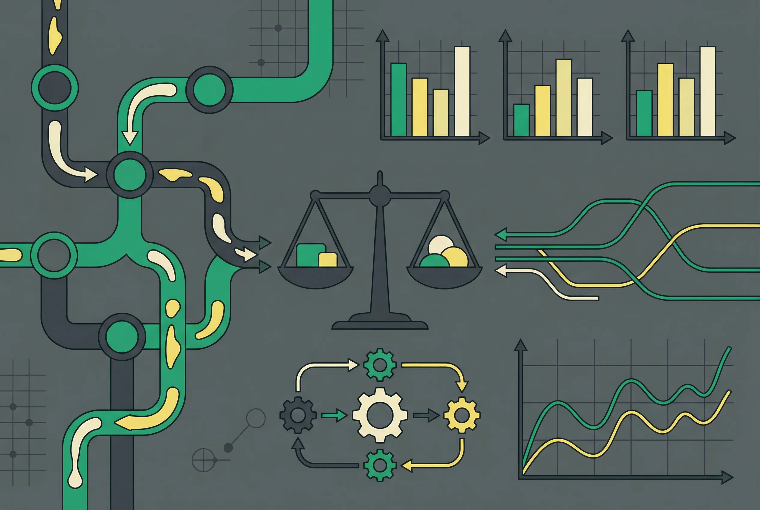 Основы экономики и термины, инфографика, 600x400